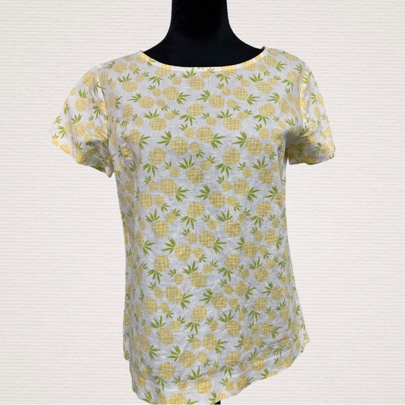 J Crew pineapple top size Extra Small - Picture 4 of 7